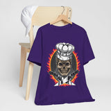 The Culinary Rebel: Premium Skull Chef Short Sleeve Tee
