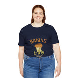 Baking is my Therapy Short Sleeve Tee