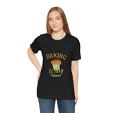 Baking is my Therapy Short Sleeve Tee