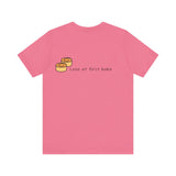 Love at first Bake front and back Short Sleeve Tee