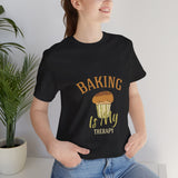 Baking is my Therapy Short Sleeve Tee