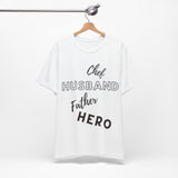 Chef Dad Hero Unisex Jersey Tee