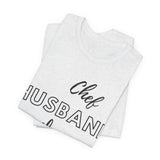 Chef, Hero, Husband, Father, Dad, Unisex Jersey Short Sleeve Tee