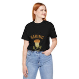 Baking is my Therapy Short Sleeve Tee