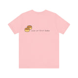 Love at first Bake front and back Short Sleeve Tee