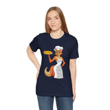 Fox Pizza Chef Outsmart the Oven Tee
