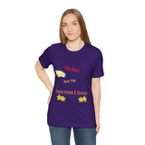 Fall Down Get Up Finish Strong & Succeed Short Sleeve Tee