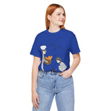Happy Baking Front and back Short Sleeve Tee