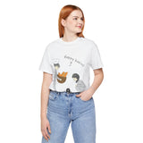 Happy Baking Front and back Short Sleeve Tee