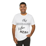 Chef Dad Hero Unisex Jersey Tee
