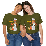 Fox Pizza Chef Outsmart the Oven Tee