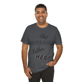 Chef Dad Hero Unisex Jersey Tee