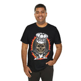 The Culinary Rebel: Premium Skull Chef Short Sleeve Tee