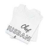 Chef, Hero, Husband, Father, Dad, Unisex Jersey Short Sleeve Tee