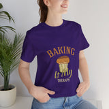 Baking is my Therapy Short Sleeve Tee