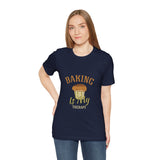Baking is my Therapy Short Sleeve Tee