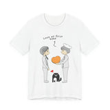 Love at first Bake front and back Short Sleeve Tee