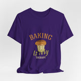 Baking is my Therapy Short Sleeve Tee