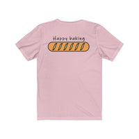 Happy Baking Front and back Short Sleeve Tee