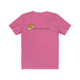 Love at first Bake front and back Short Sleeve Tee