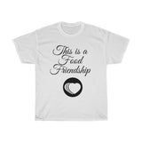 Love, Food, Friendship, Family, Unisex Heavy Cotton Tee