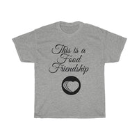 Love, Food, Friendship, Family, Unisex Heavy Cotton Tee