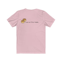 Love at first Bake front and back Short Sleeve Tee