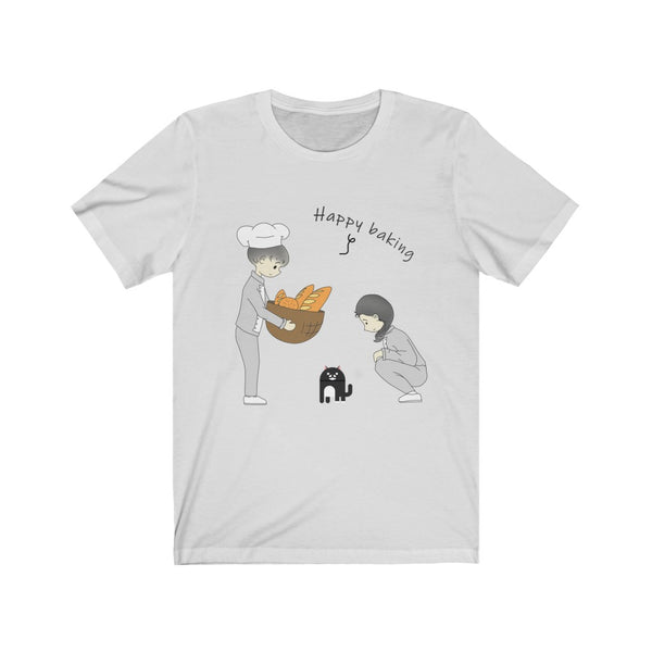 Happy Baking Front and back Short Sleeve Tee