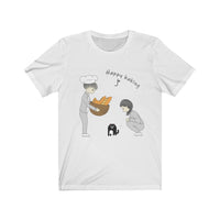 Happy Baking Front and back Short Sleeve Tee